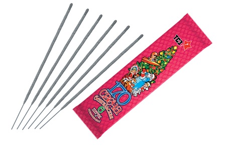  Бенгальские свечи 6 шт 170 мм в пакете  в Чебоксарах